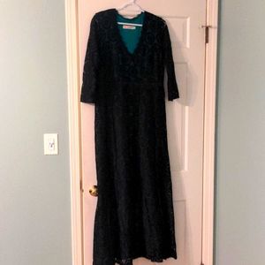 Black and Green dress